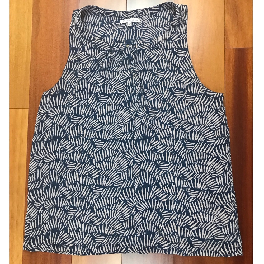Madewell Broadway & Broome Silk Sleeveless Blouse